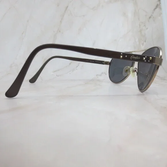 Candie's Sunglasses Frame Men's Matte Gunmetal Gray Full Rim Aviator 59-12-135 - Picture 5 of 8